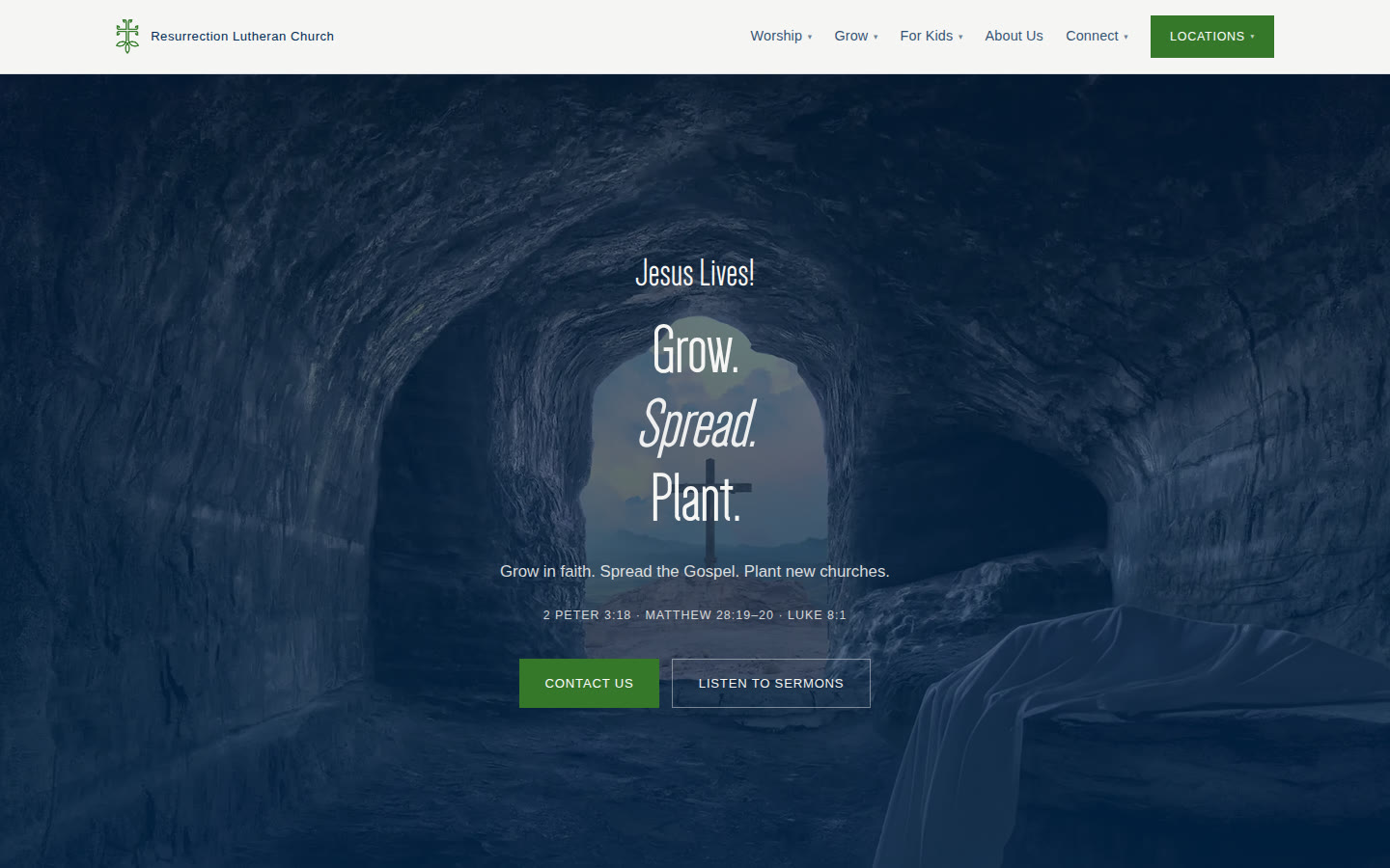 Resurrection Lutheran homepage