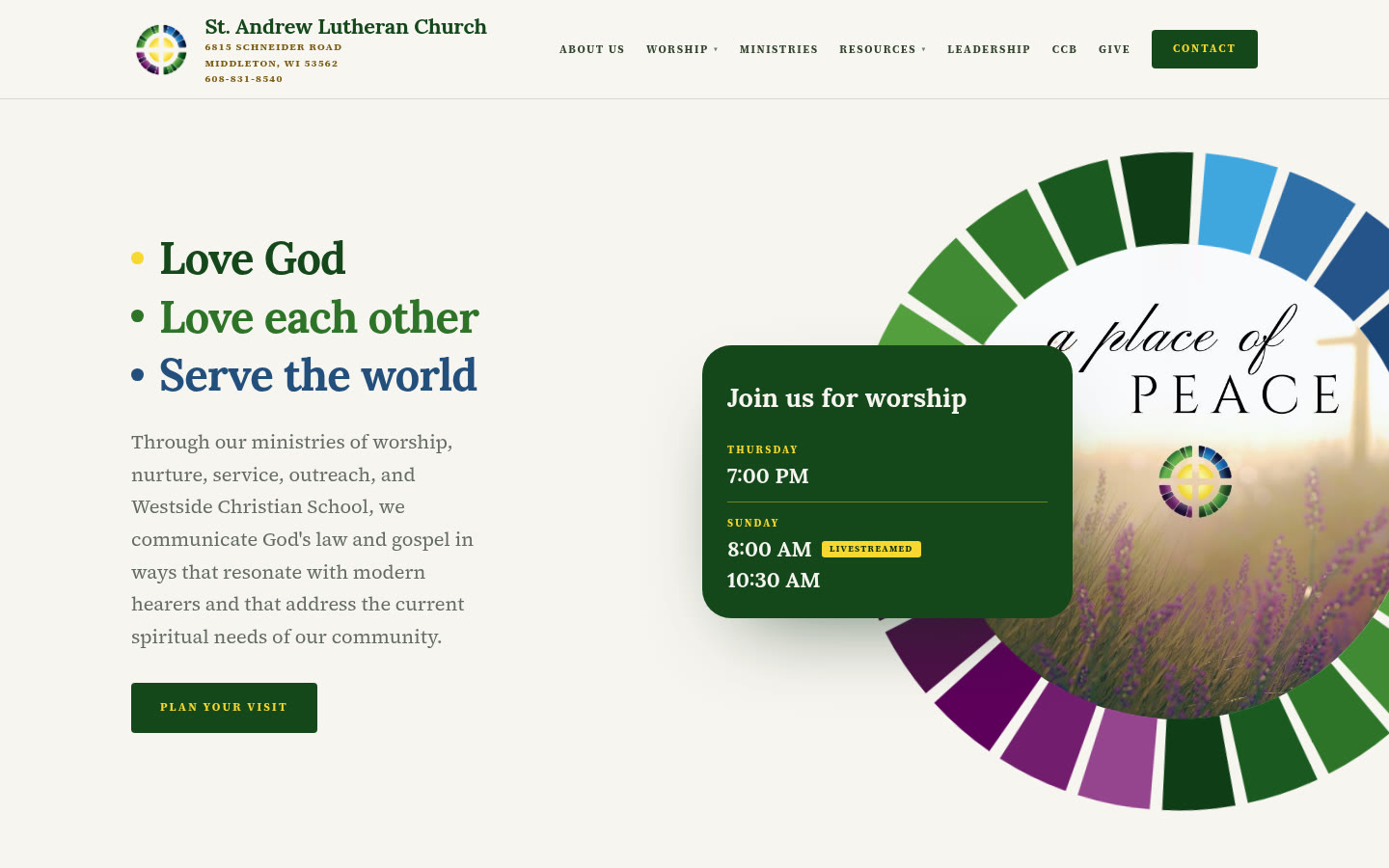 St. Andrew homepage