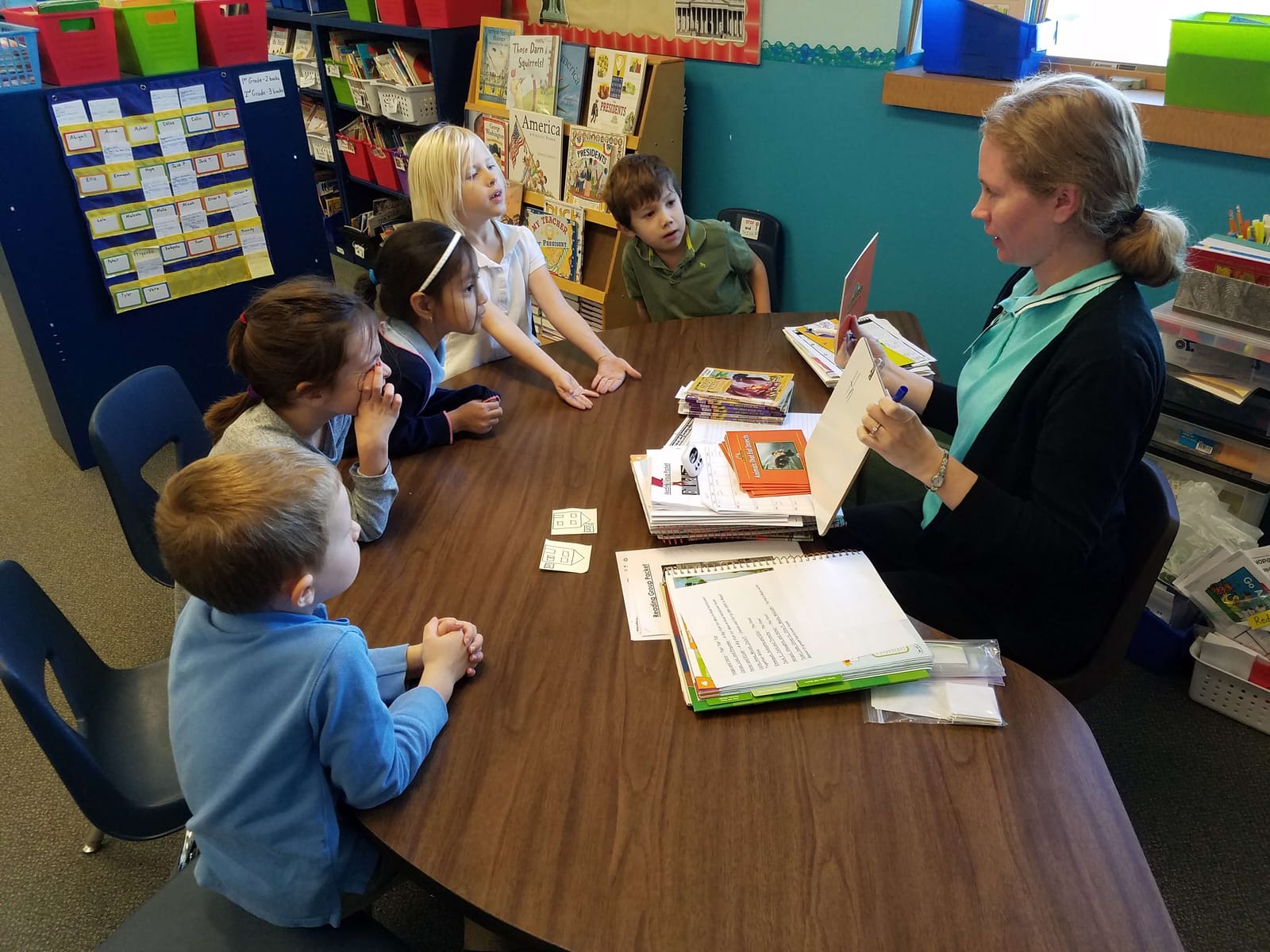First grade classroom